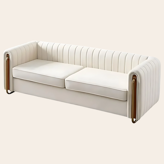 Guarded Velvet Sofa