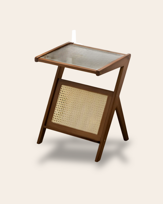 Rattan Accent Table